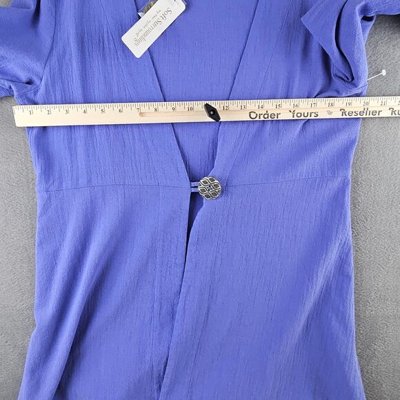 Soft Surroundings Benedetta Guaze Topper Women Medium  Cotton NWT - Picture 4 of 7